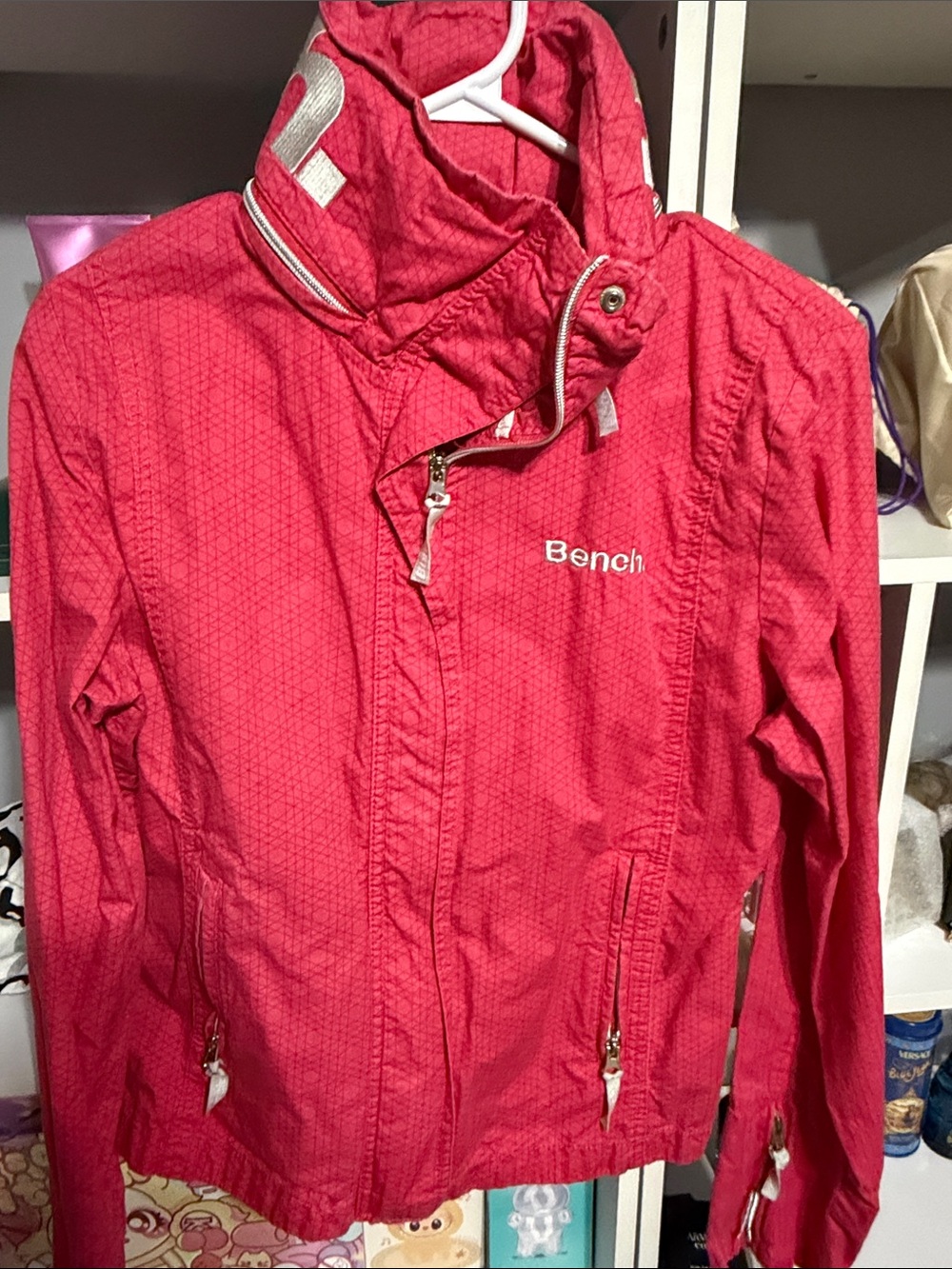 Bench Women's Hot Pink Bomber Jacket